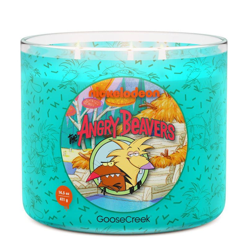 Angry Beavers Nickelodeon 3-Wick Candle G1