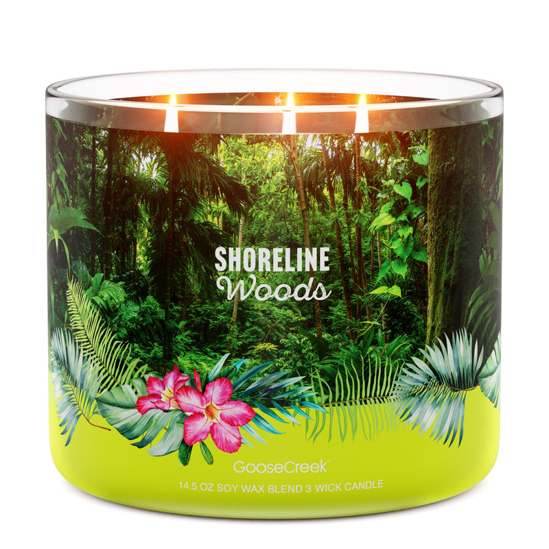Shoreline Woods 3-Wick Candle F8